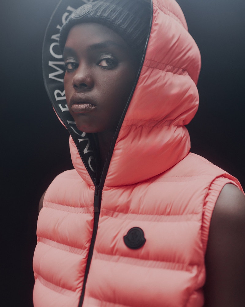 Moncler technical jackets and gilets for a dynamic metropolitan style